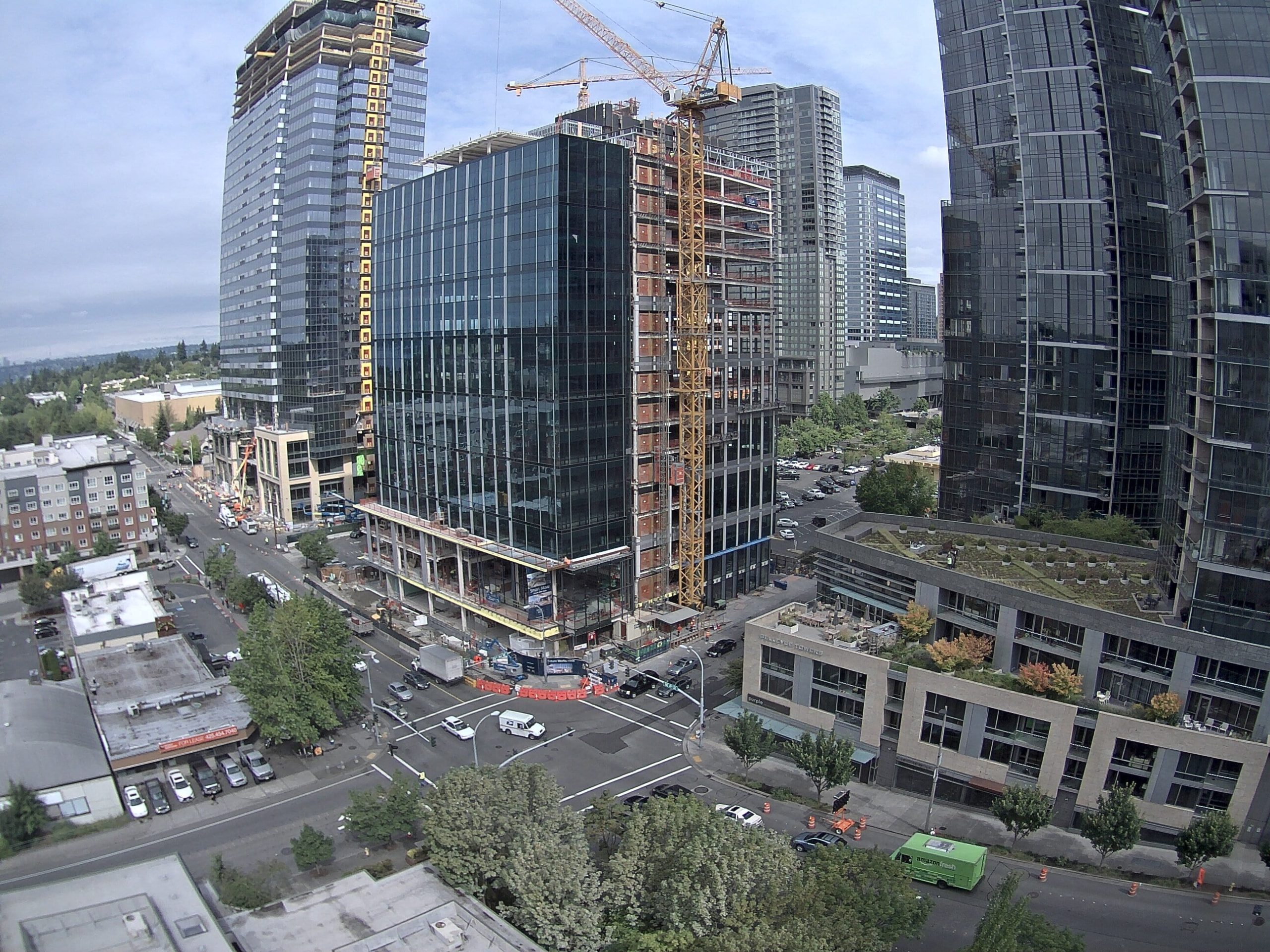 Centre 425 building under construction in bellevue washington