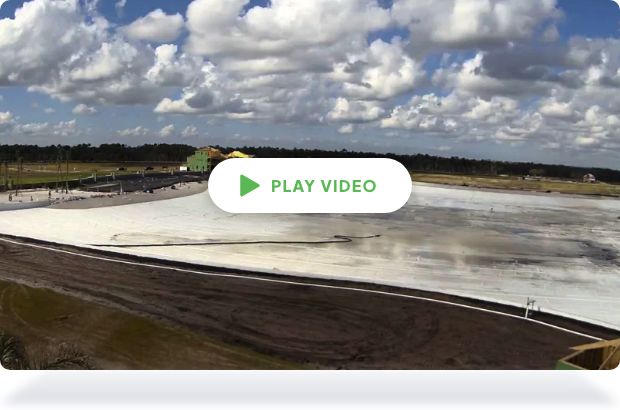 A video showing what a timelapse camera for construction filmed