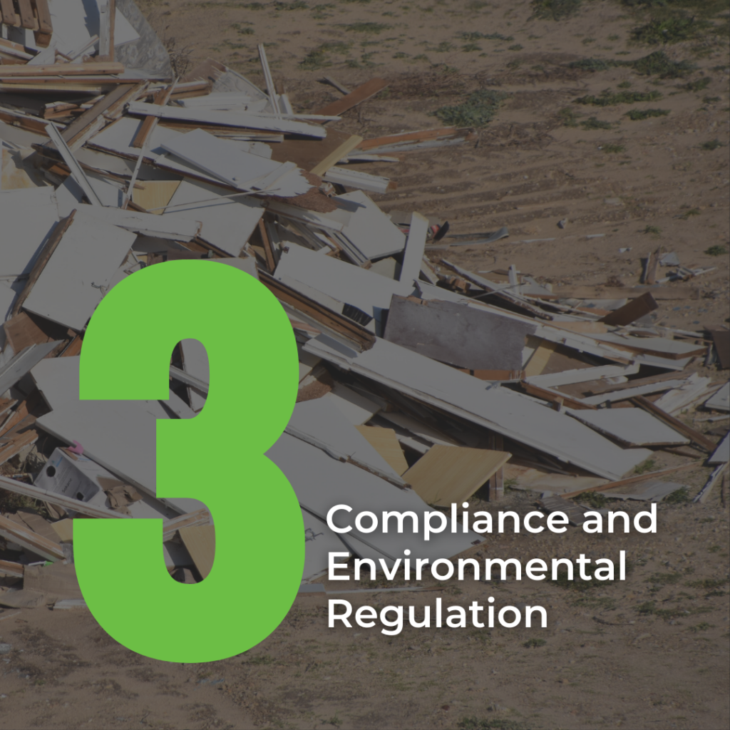 Number 3 in the list: Compliance and Environmental Regulation