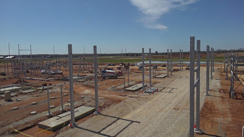 Glendale Industrial Substation construction