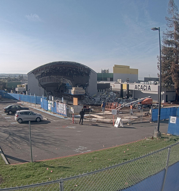 Evergreen Valley College Sequoia Nursing school under construction captured by a construction camera