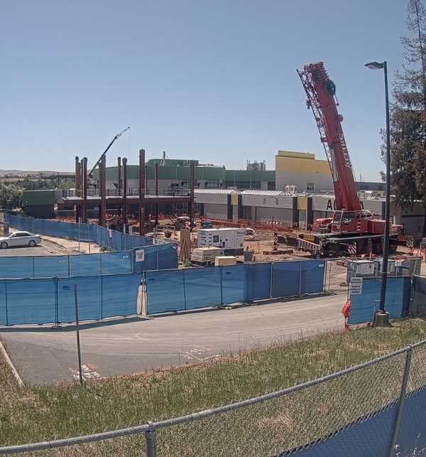 Evergreen Valley College Sequoia Nursing school under construction captured by a construction camera