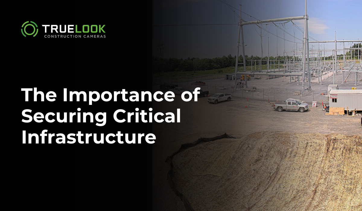 a substation captured by a construction camera