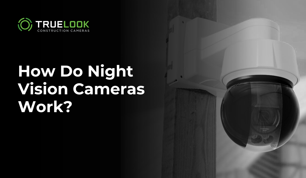A PTZ Night vision camera with infrared capabilities