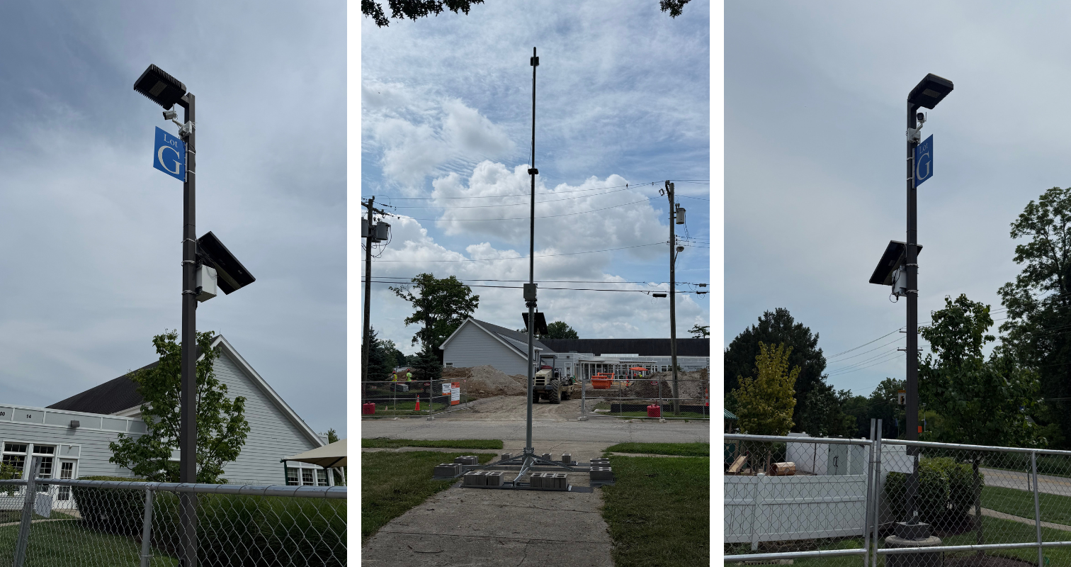 HGC Construction's two 2K IR Fixed TrueLook Cameras in three different photos.