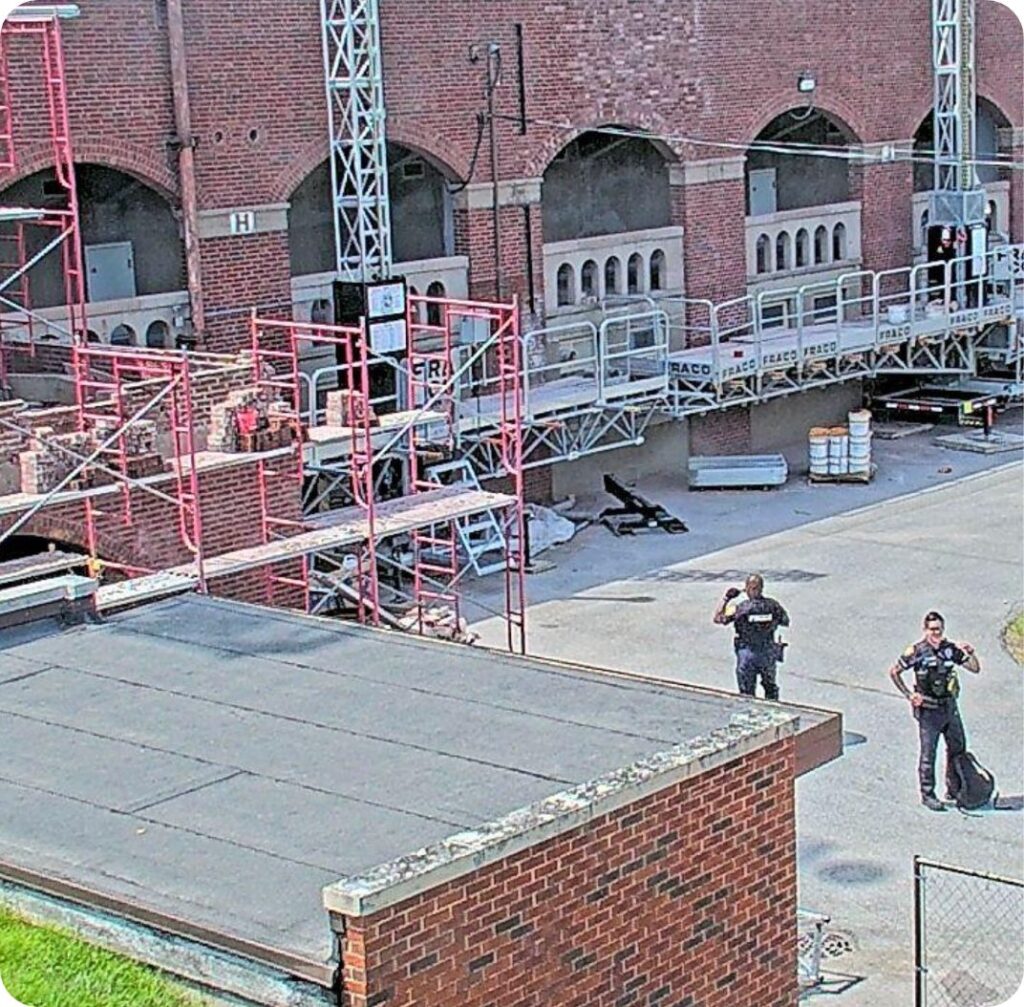 Jobsite Monitoring at construction site