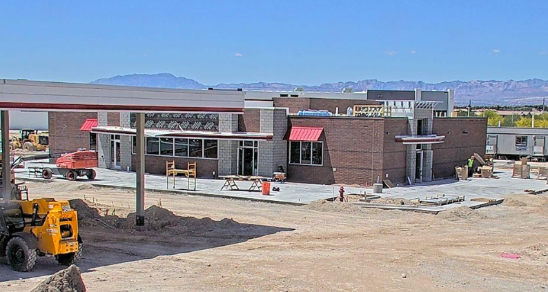 Commercial building under construction