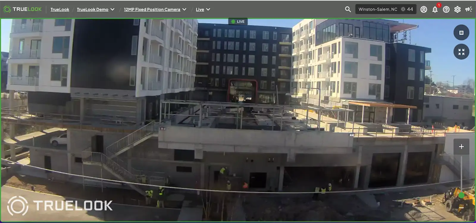 Remote Live Viewing dashboard