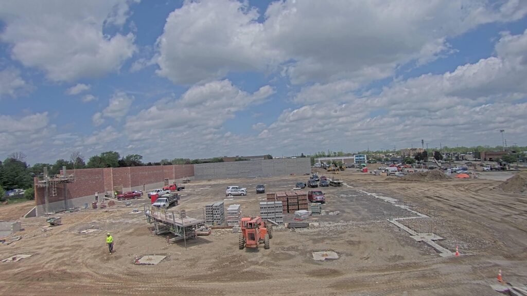 Hunters Square construction site