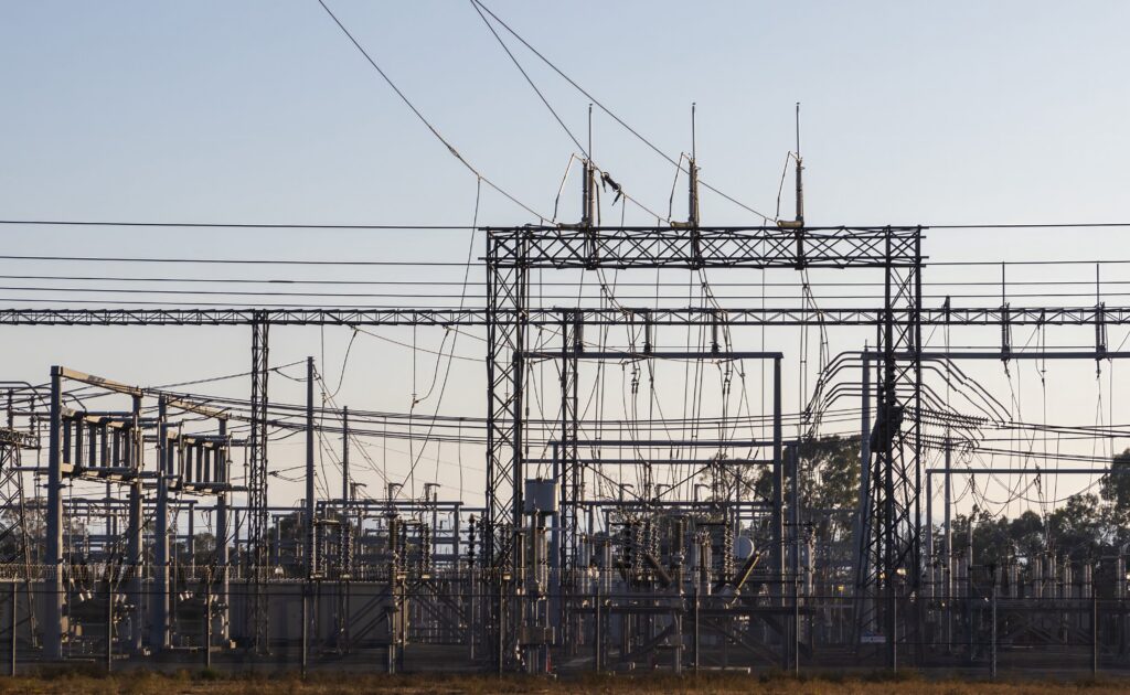 substation for powerlines