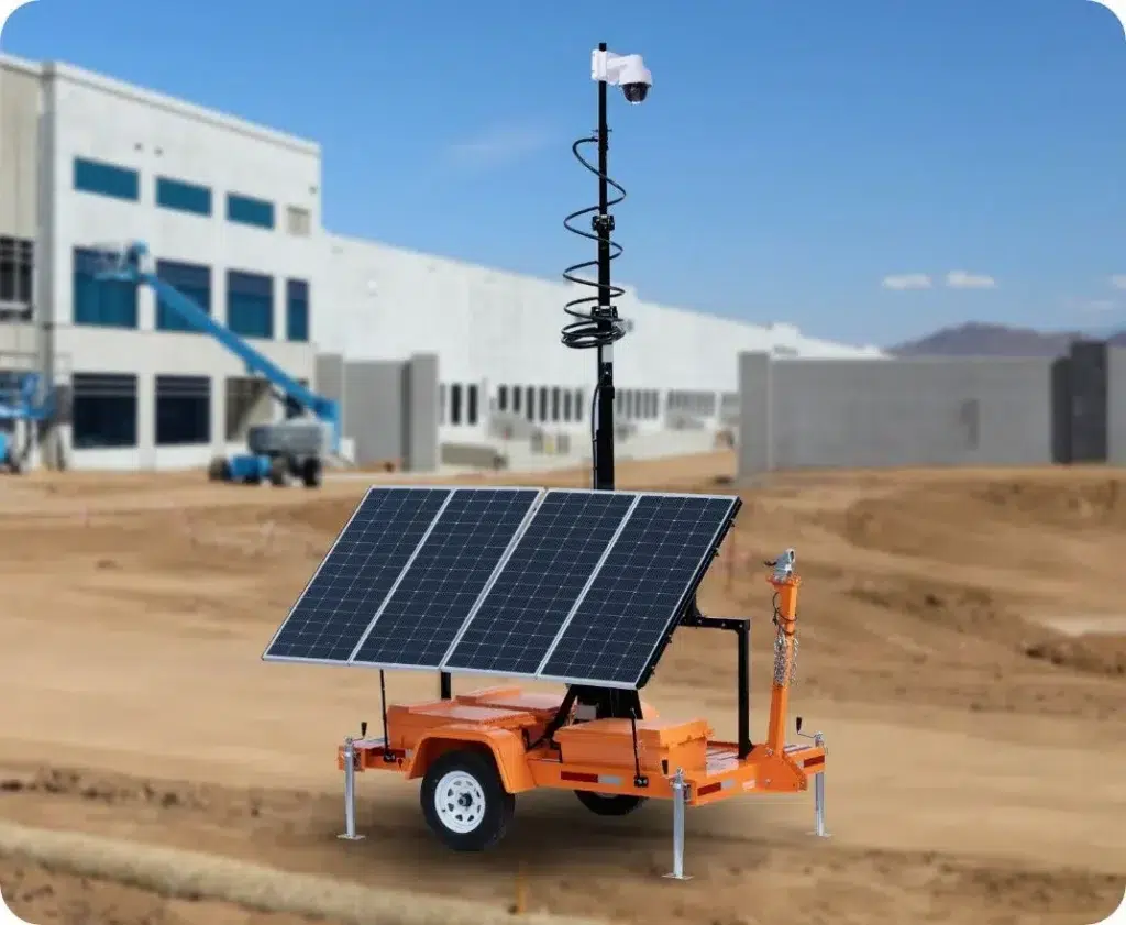 trueshield mobile surveillance trailer