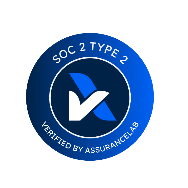 SOC 2 Type 2 verified by Assurancelab badge