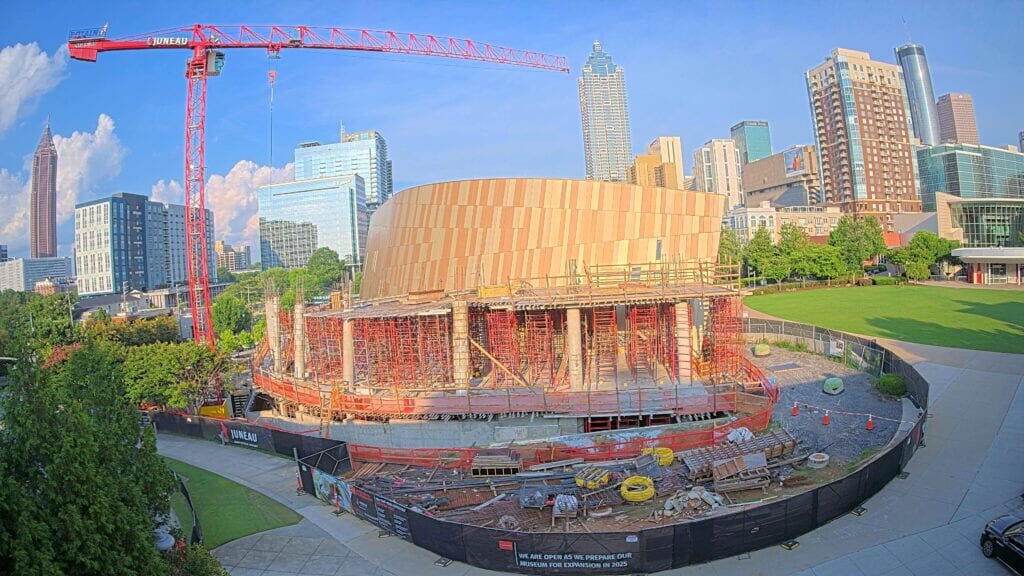 National Center for Civil and Human Rights expansion under construction