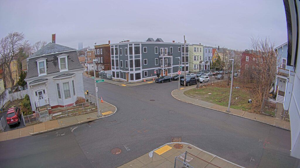 picture of of one of Abacus builders job sites showcasing apartment complexes and houses