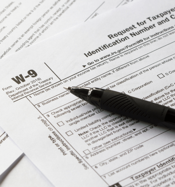W-9 Tax Forms