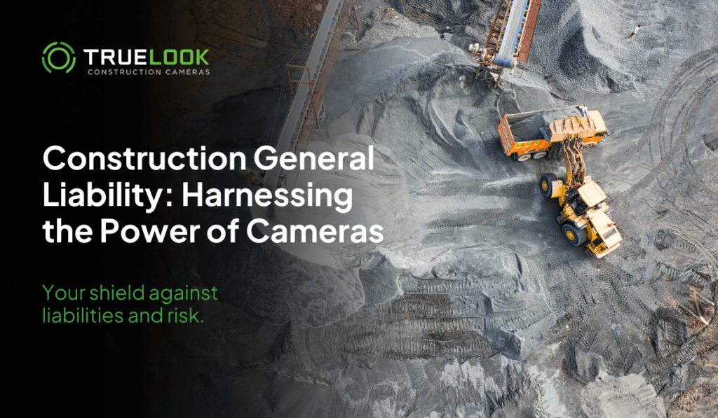 An aerial image of a construction site, featuring the blog title
