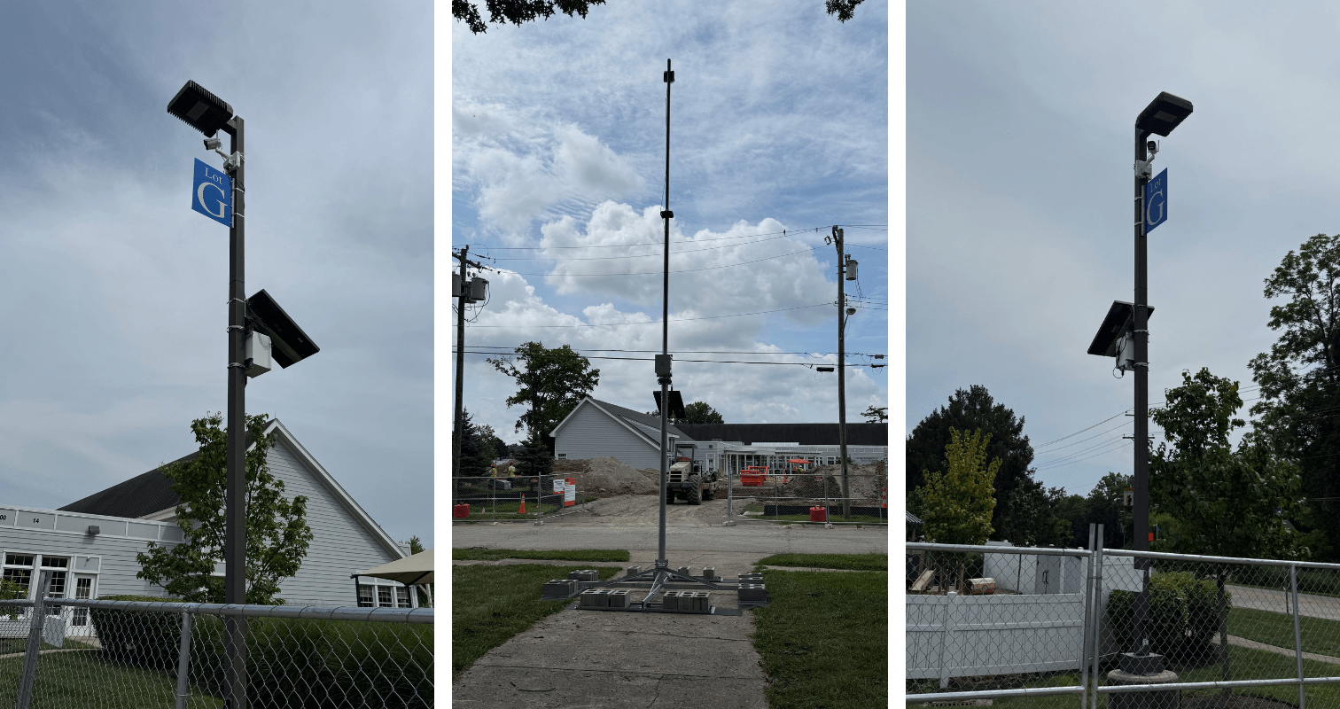 HGC Construction's two 2K IR Fixed TrueLook Cameras in three different photos.