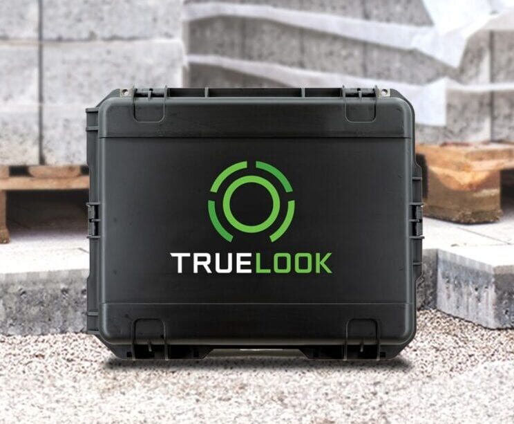Rugged black TrueLook hard case for camera equipment and accessories