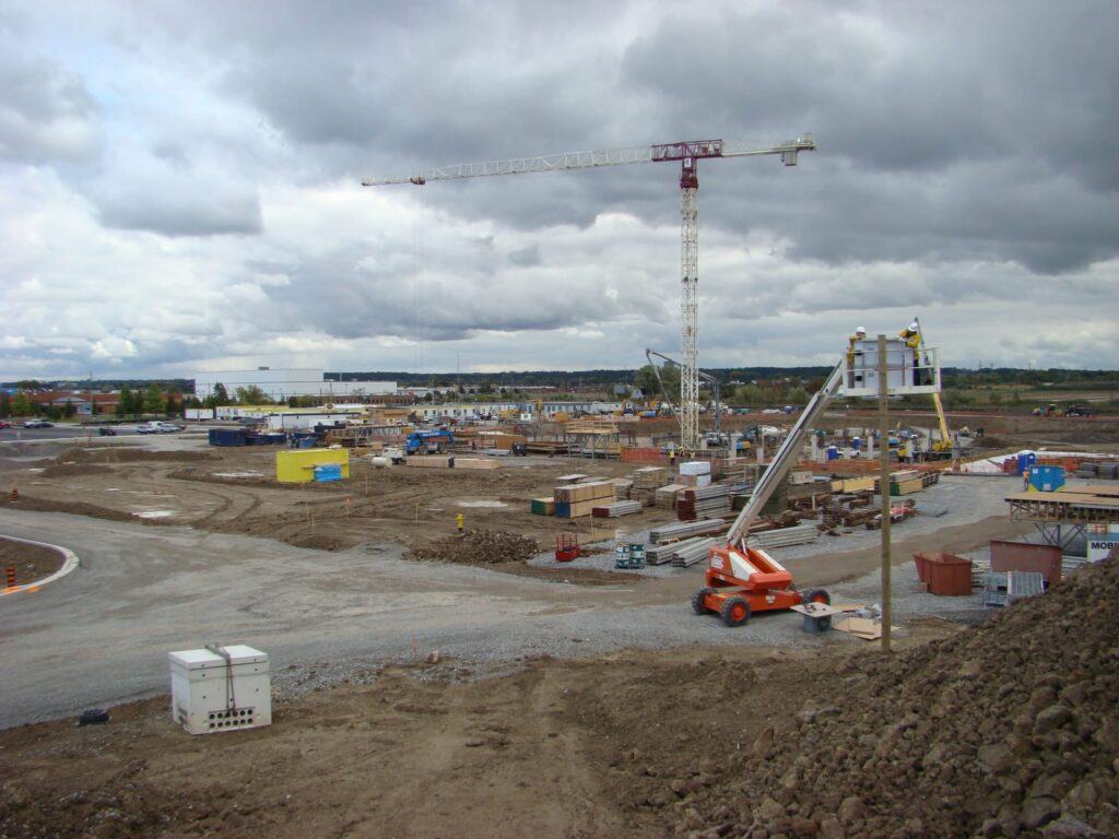 active construction site