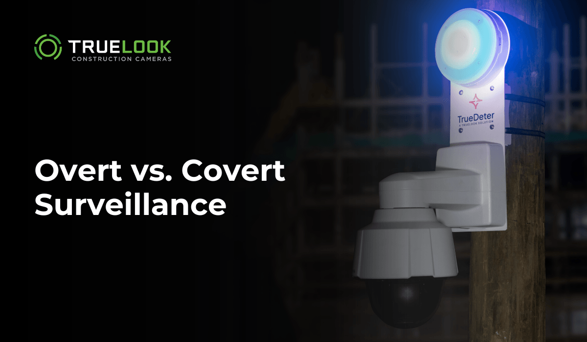 Overt vs. Covert Surveillance, with a TrueDeter camera on a pole
