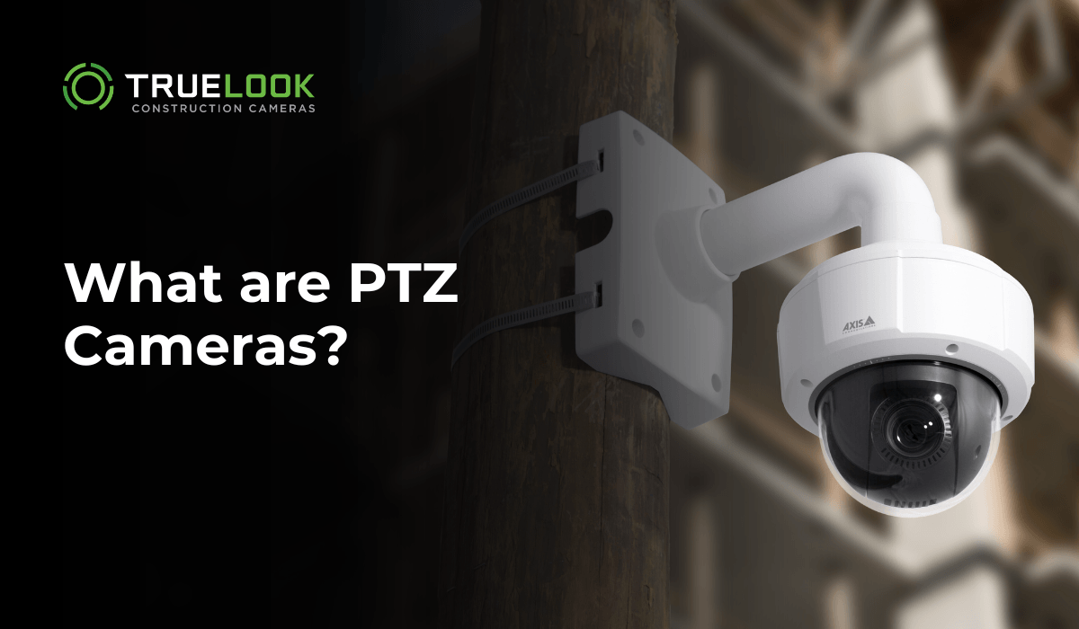 What are PTZ Cameras?, with a wall-mounted dome camera