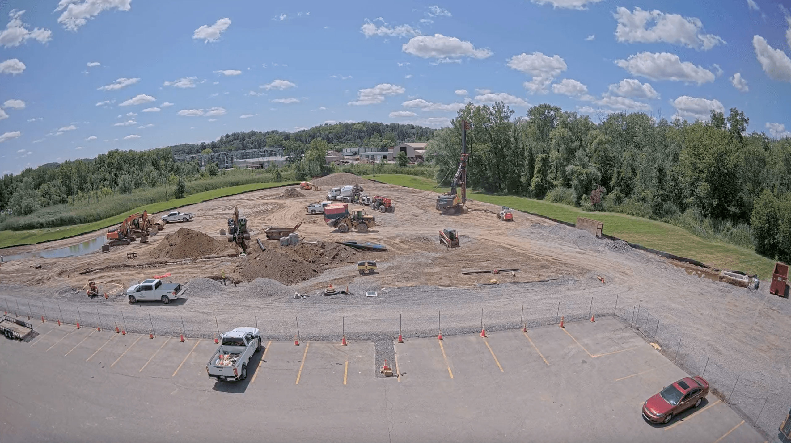 Mitchell Design Build jobsite captured by a TrueLook construction camera