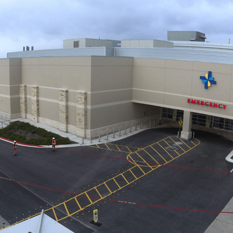 Baylor Scott and White Patient Bed Tower Expansion construction project