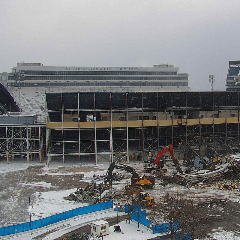 Penn State’s Beaver Stadium Renovation construction project