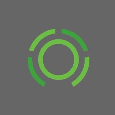 TrueLook logo mark on a gray background