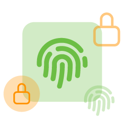 Fingerprint for data security encryption