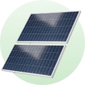 solar panels used for outdoor solar security camera