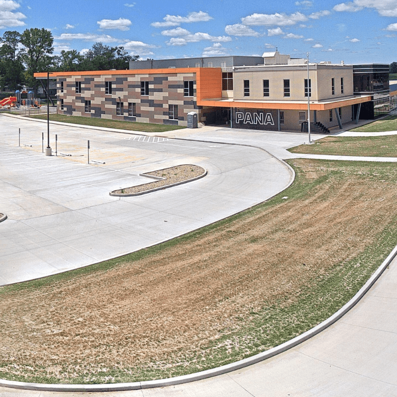 Pana Elementary School construction project