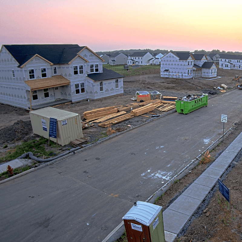 Woodside Creek Homes construction project